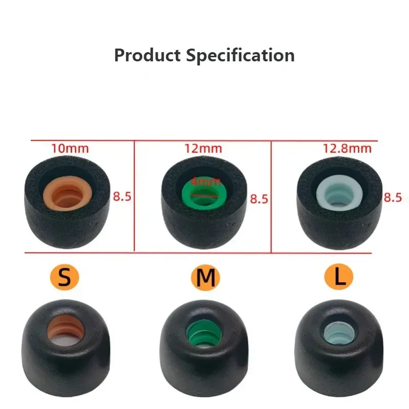 Memory Foam Ear Tips For Sony WF-1000XM4 WF-1000XM3 Eartips Cushion Earbuds Earplugs Earphone Accessories