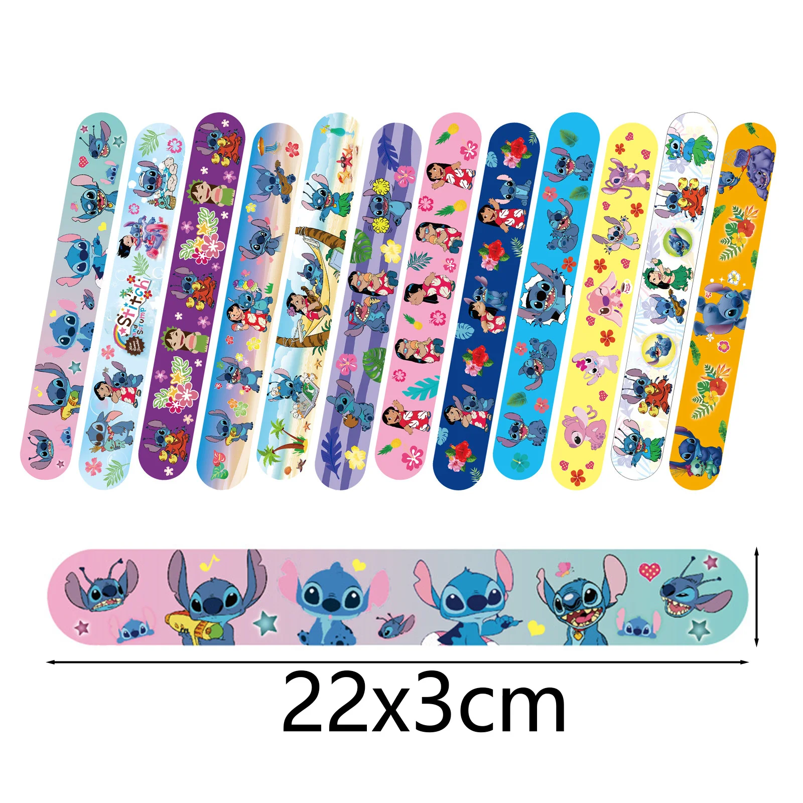 Lilo Stitch Party Gift Supplies Slapping Bracelets Silicone bracelet Gift Bags Stickers Birthday Party Decorations