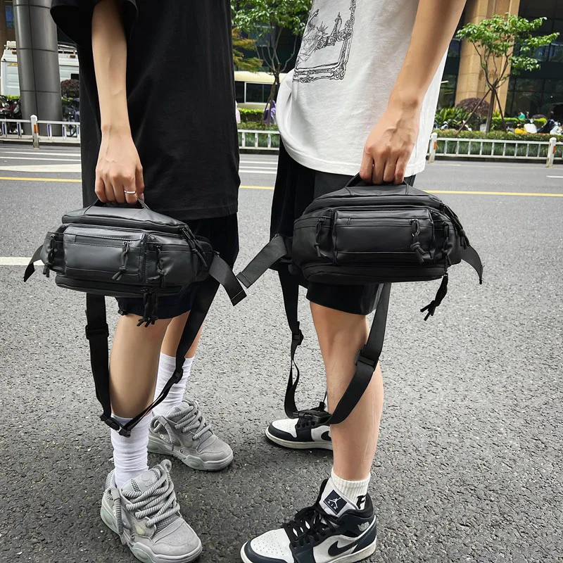 Fashion Business Women Waist Bag High Quality Nylon Unisex Chest Packs Casual Solid Color Shopping Fanny Pack Male Crossbody Bag