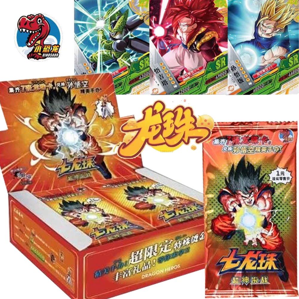 

Anime Dragon Ball Collection Cards for Boys and Girls Famous Popular Character Son Goku High Quality Bronzing Cards Toys Gifts