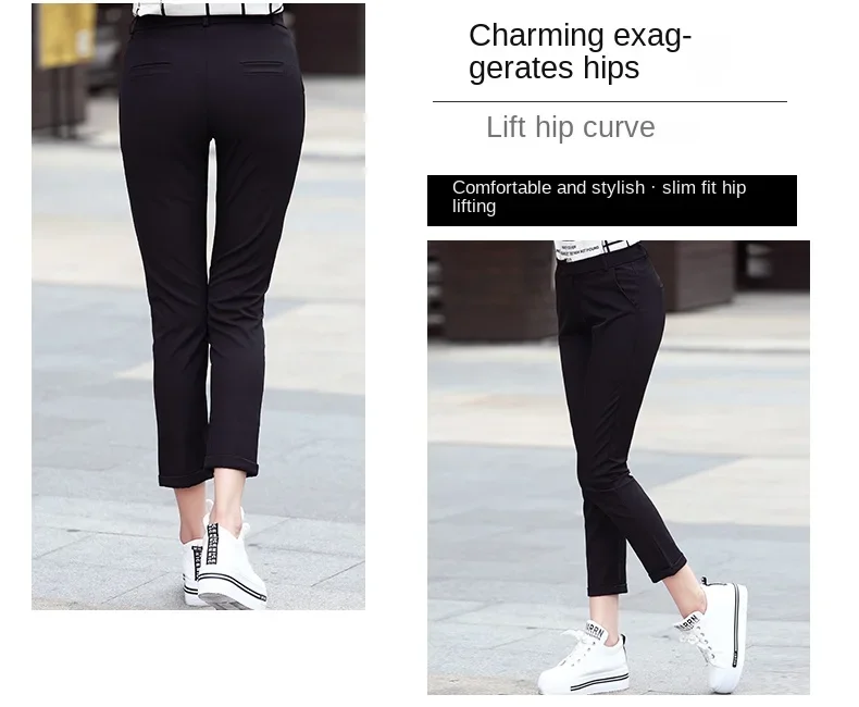 Ms summer new golf trousers casual elastic quick-drying cultivate one\'s morality nine minutes of pants