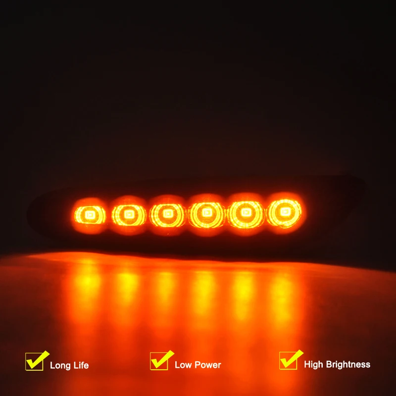 12V Clear Lens LED Side Marker Lamp Assembly For BMW E46 E60 E61 E81 E82 E87 E88 E90 E91 E92 E93 X1 X3 Blinker Turn Signal Light