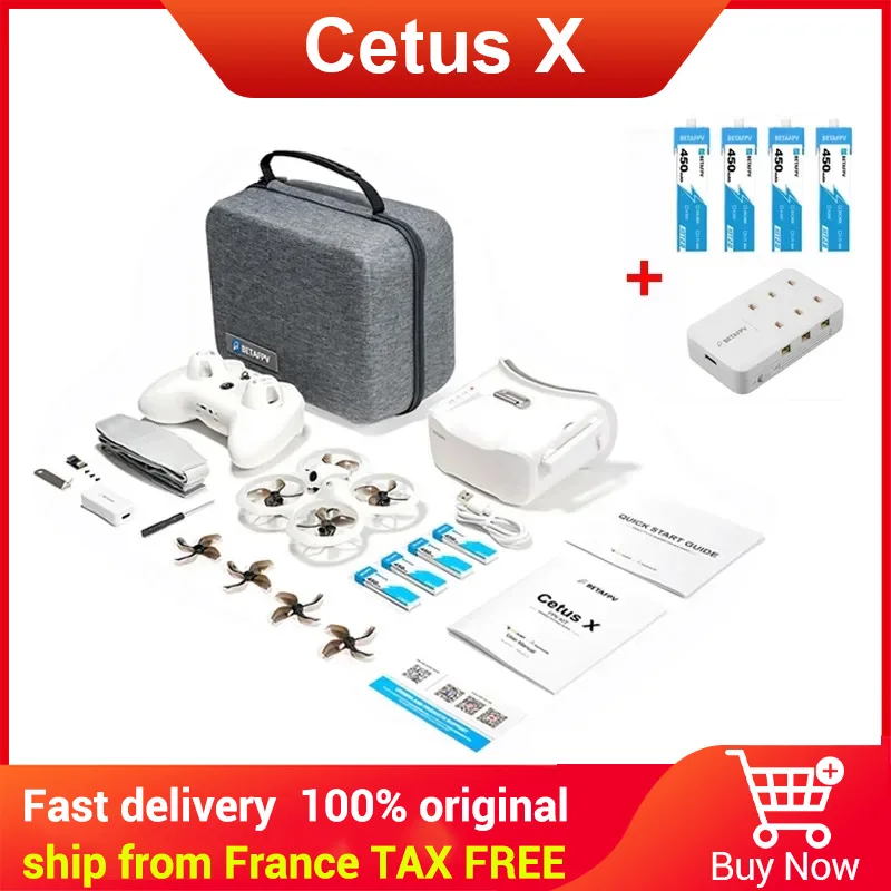 BETAFPV Cetus X Brushless FPV RTF KIt Quadcopter Adjustable Camera Indoor Racing Drone ELRS 2.4G Outdoor RC Helicopter Kit