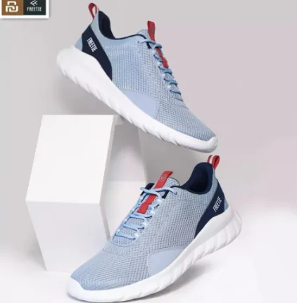 Original Youpin Mijia Freetie Shoes Light Weight Running Shoes City Sneaker Air Mesh Breathable EVA Sole Stylish Casual Shoes