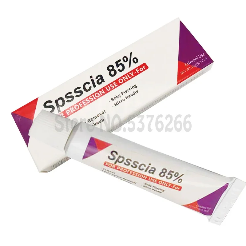 1PCS 85% Spsscia Tattoo Cream Before Permanent Makeup Microblading Piercing Eyebrow Lips 10g