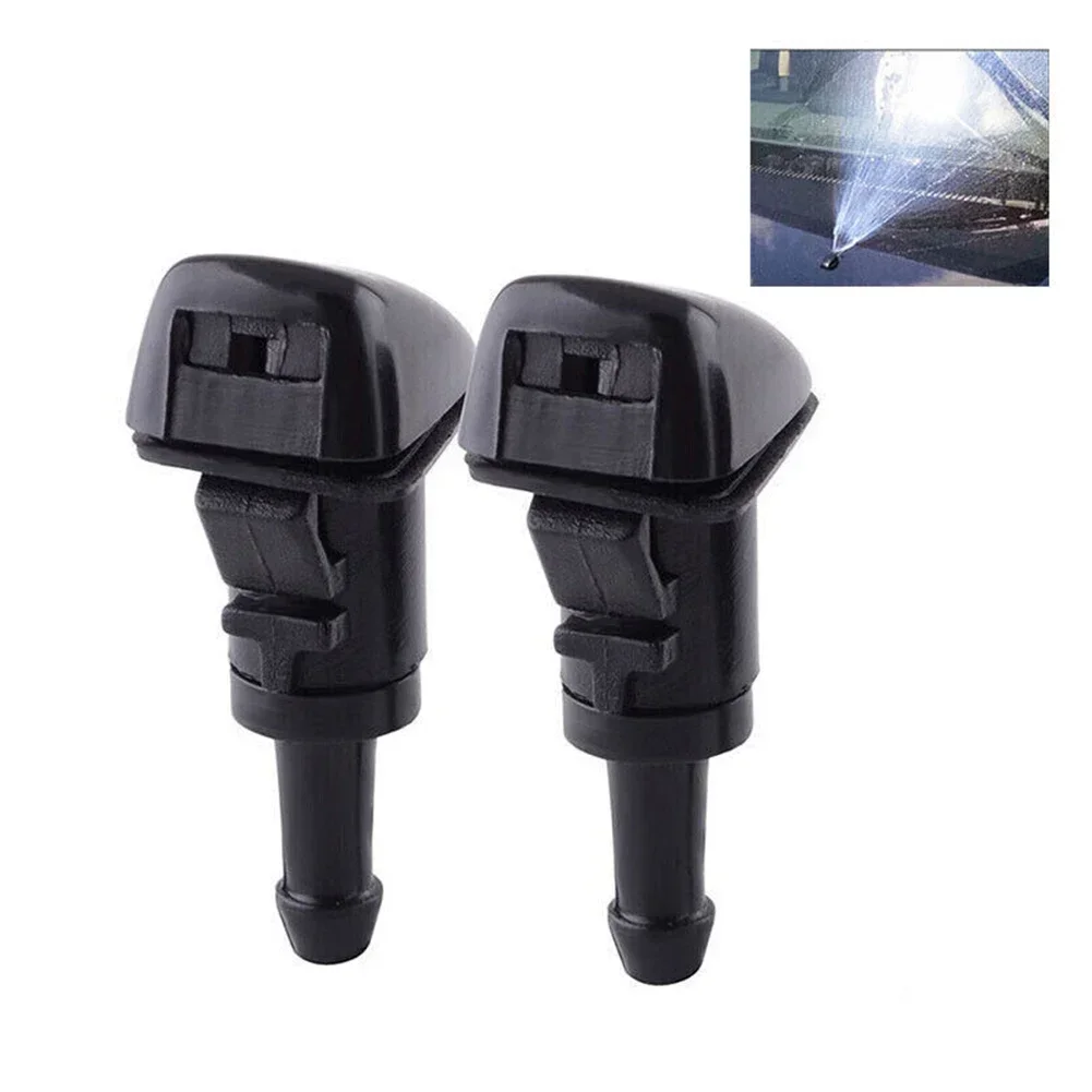 2pcs Windshield Washer Fluid Spray Nozzle For Dodge Charger Ram 1500 2500 3500 PICKUP 09-10 5113049AA For Jeep Compass 07-10