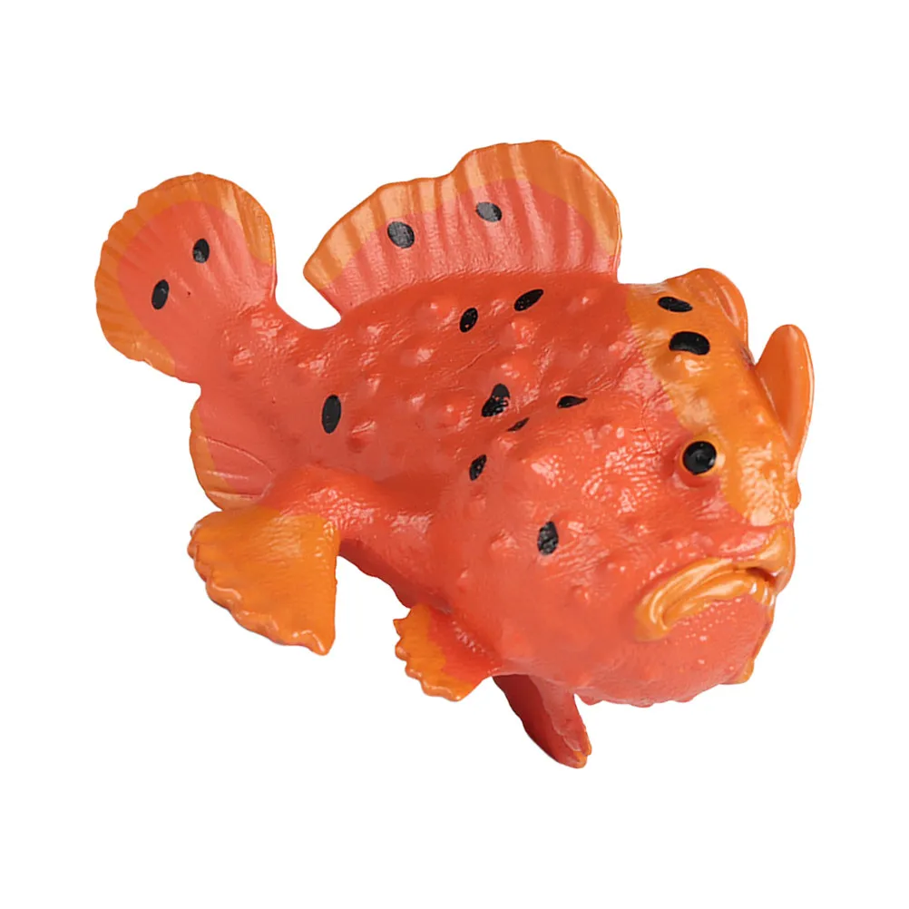 Simulated Stone Fish Plastic Marine Animal Artificial Ocean Creature Small Decoration Educational Science Ornament