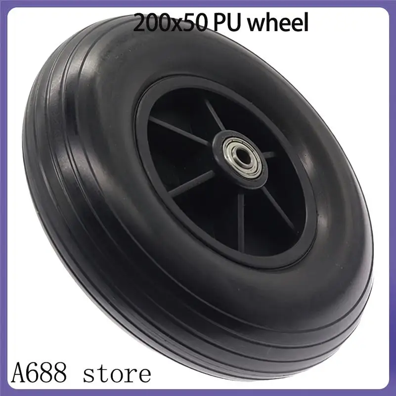 

Upgrade your electric scooter with durable 8-inch 200x50 solid foam replacement front wheels.
