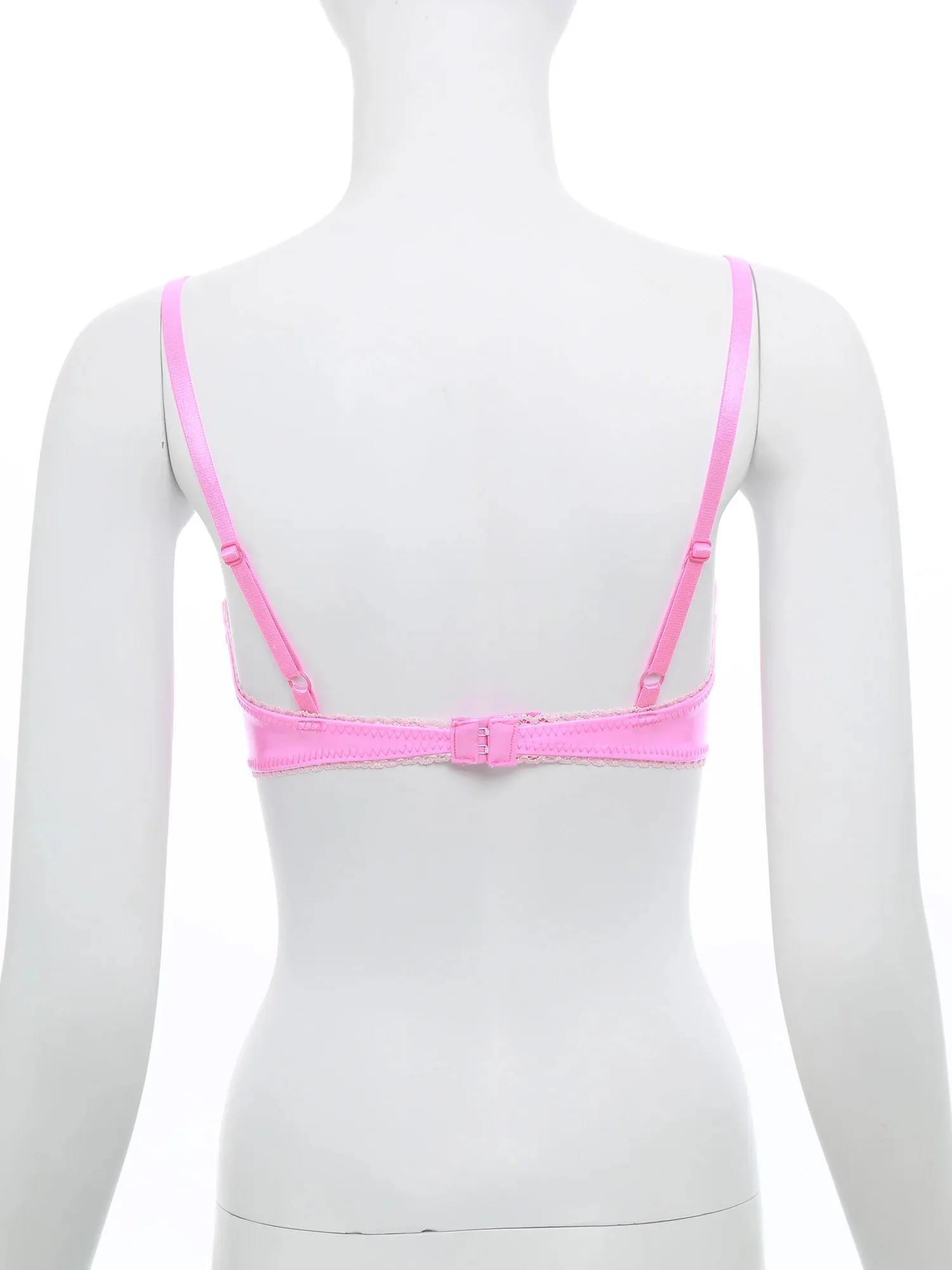 Women Bra Lingerie Gothic Wet Look Patent Leather Bralette Sexy Fashion V-Notch Underwired Bustier Vest Push Up Latex Bras Top