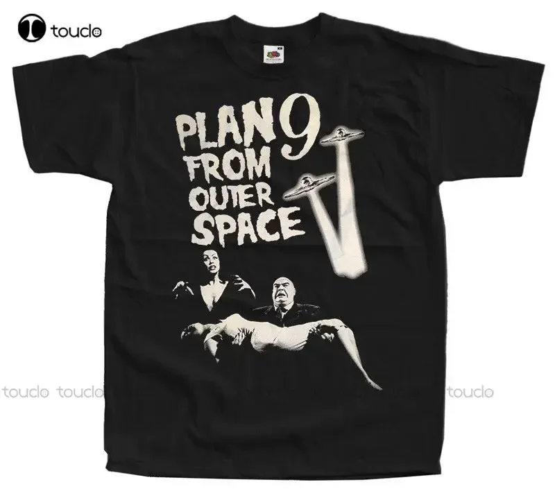 Plan 9 From Outer Space V9, affiche de film, t-shirt (noir) toutes tailles S-5Xl, chemise de golf pour hommes, personnalisée, Aldult Teen Unisex Xs-5Xl