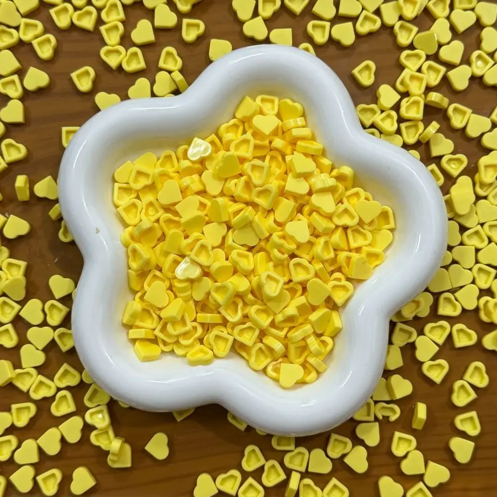 Beads Squeeze Toy Heart Brick Particles 100g Crunchy Heart Shape Squeeze Ball Fillers Pinch Slime Fillers