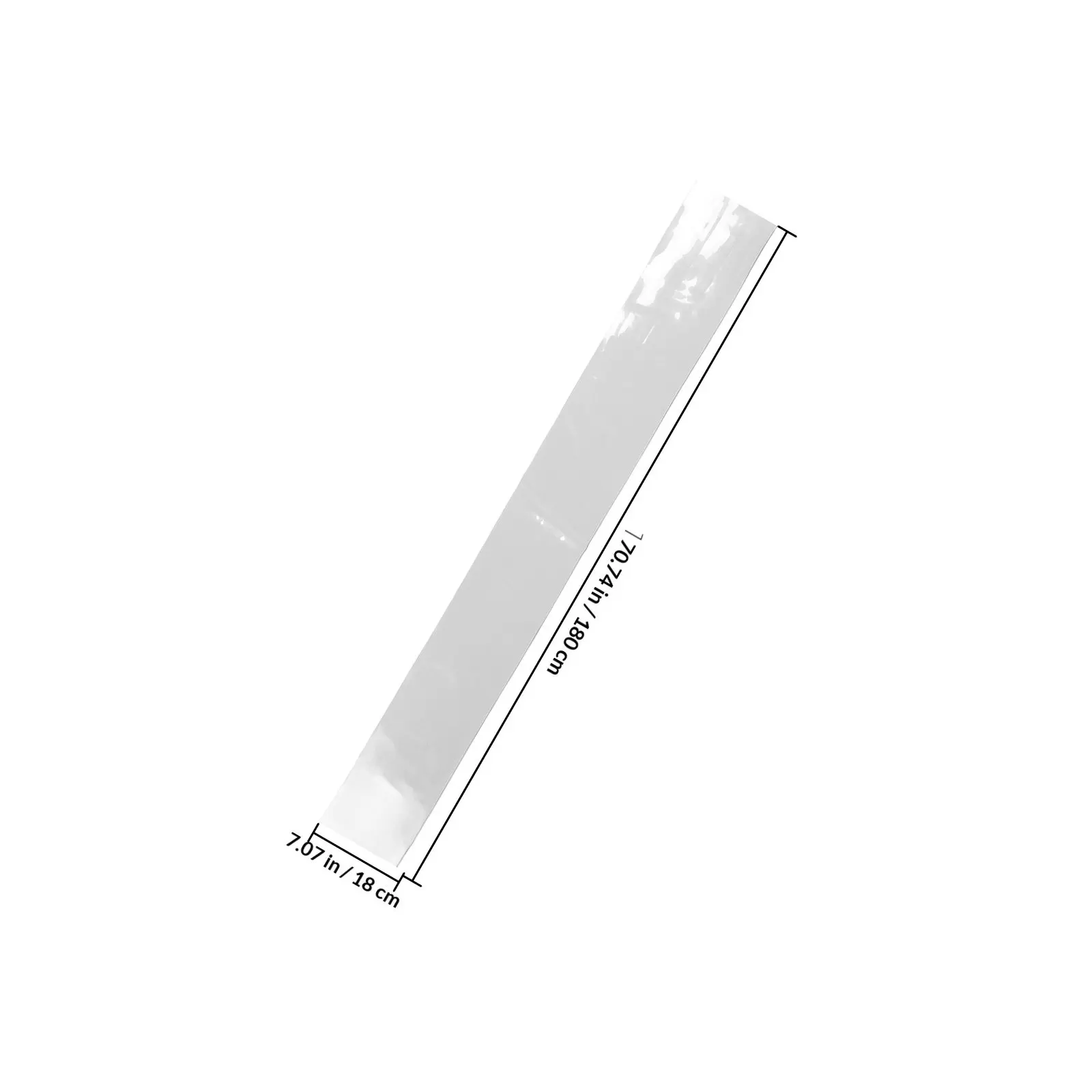 Effortless Install Clear Door Curtain Strip for Ac Efficiency Warm Air Containment Winter Door Seal Thermal Insulated Doorway