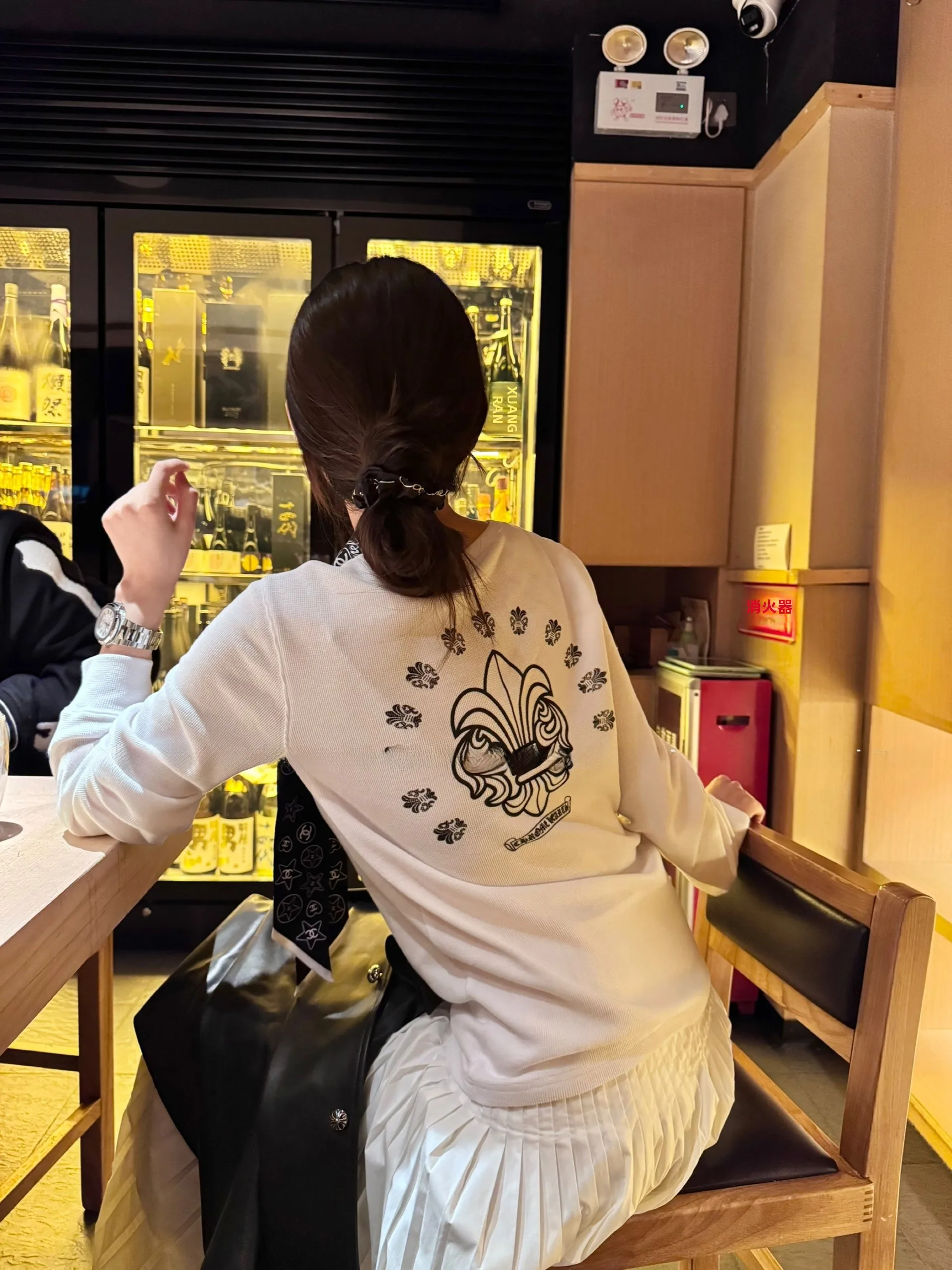 

PEACHZHOU Women's Casual Long Sve round Ne T-irt Elastic Loose Fit Versatile Print Cotton Spring Faion 2025