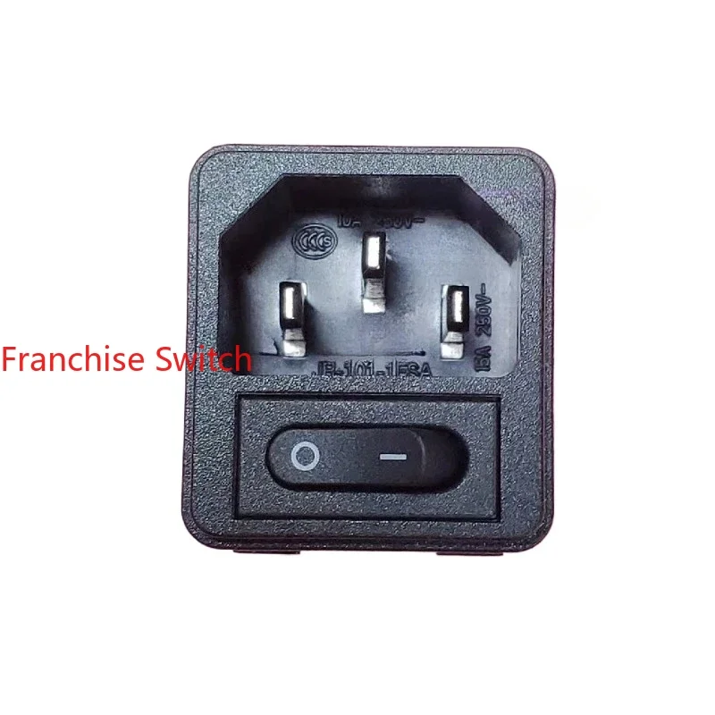 10PCS 2-In-1 socket, card type black, two-pin small switch with certified JR-101-1FSA