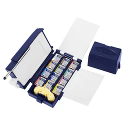Winsnewton-カラートラベルセットポータブル,12色,ハーフブロック,高級スケッチ,特殊初心者向け,手描き画材