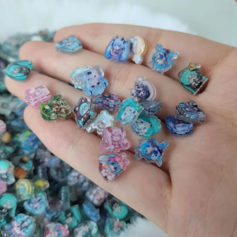 初音ミクアクリルシート手作り材料-diy-パッチヘアクリップヘアアクセサリージュエリーアクセサリーアクセサリー