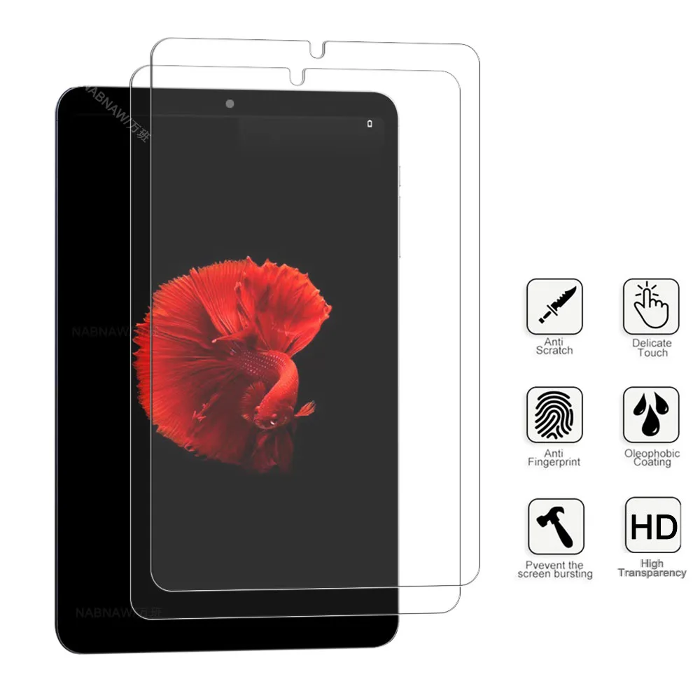 2 Pieces Ultra Clear Anti-Scratch Tempered Glass Screen Protector For iPaly 60 mini Pro 8.4-inch Tablet Protective Film