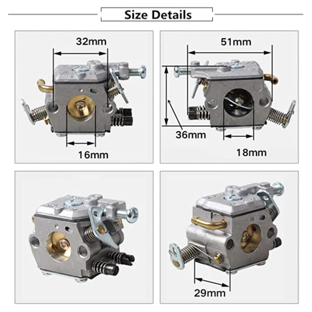 1 satz Vergaser Ersatz Kit Für 36 41 136 137 141 142 Kettensäge Kit C1Q-W29E Garten Power Werkzeuge Vergaser Zubehör