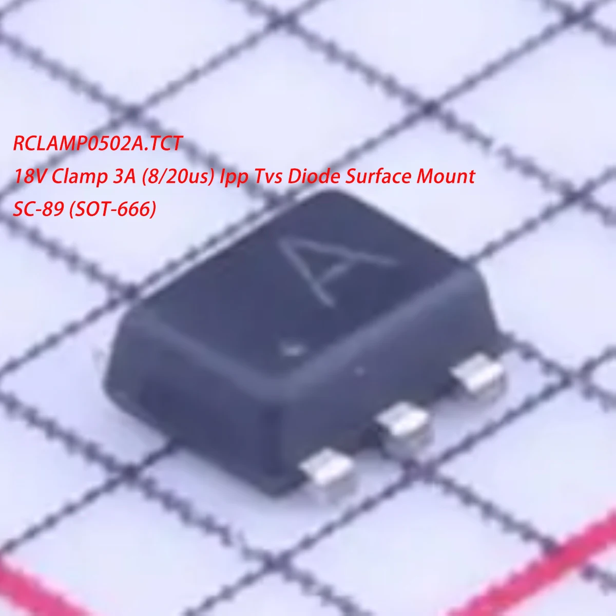 

10 шт. RCLAMP0502A. Маркировка TCT. Новый оригинальный диодный массив SC-89 6-контактный SOT-666-6, ESD-подавитель TVS, однонаправленный, 5В, с низкой емкостью