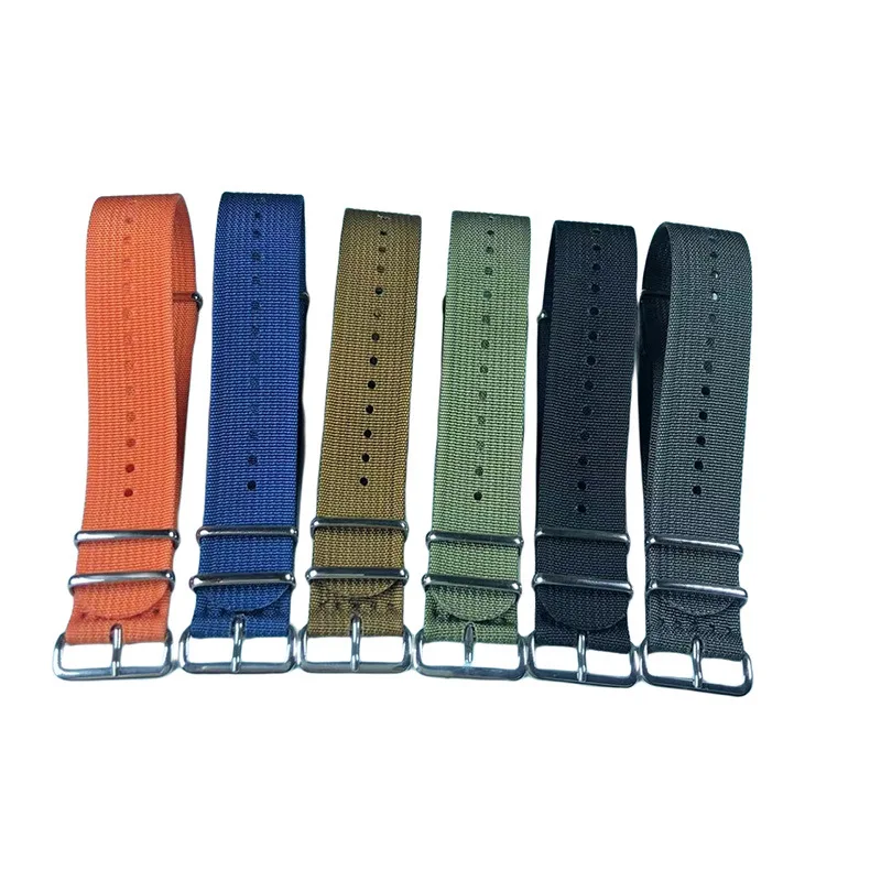 Dense pit pattern nylon watch strap, one NATO military watch strap, waterproof watch strap, foreign trade supply source