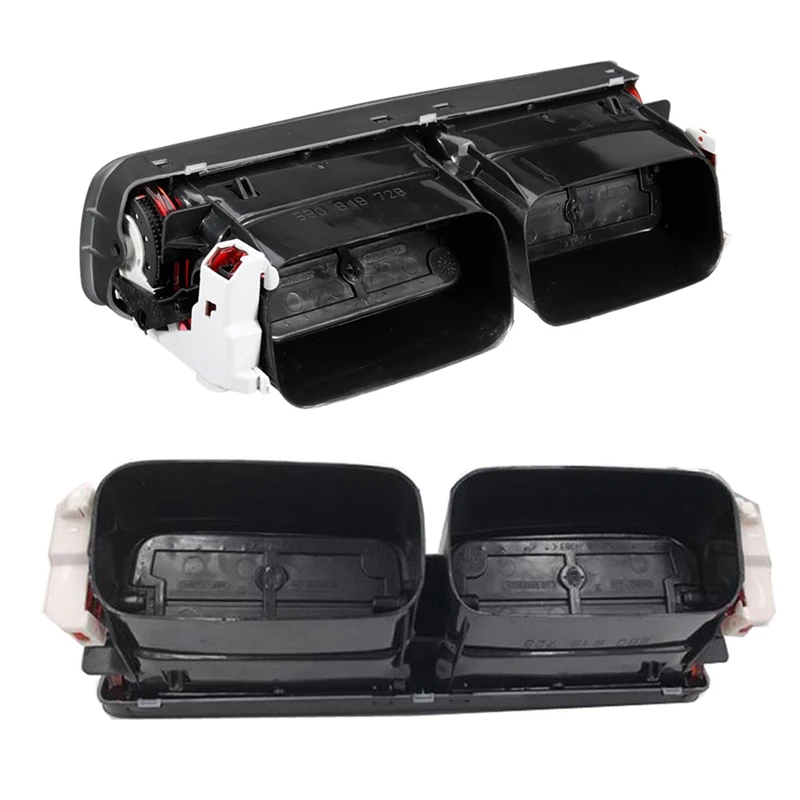 1Pcs Front Dashboard Central Air Vent Outlet & 3Pcs Front Dashboard Left + Right + Central A / C Air Conditioning Vent