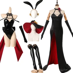 Dress Wig Yor Forger Cosplay Costume Female Jumpsuit Anime Spy Women Roleplay Witch Bunny Girls Suit Halloween Party  Clothes