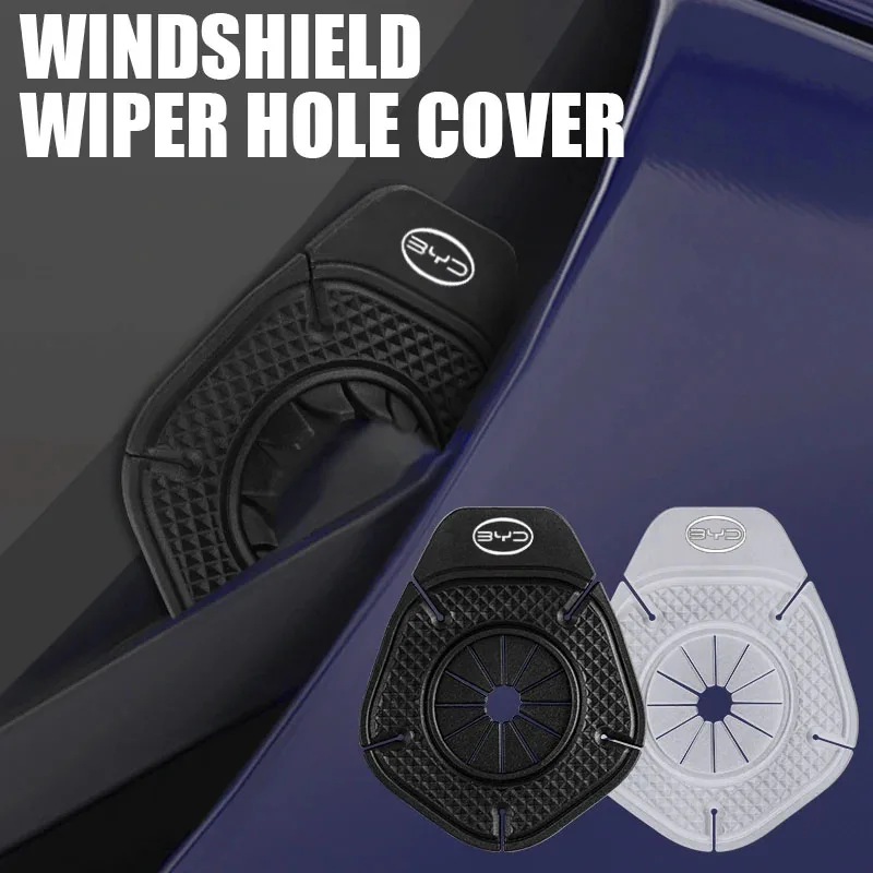 Car Windshield Wiper Hole Protective Cover Wiper Dustproof Protection Bottom For BYD M6 G3 G5 T3 F3 F0 S6 S7 E5 E6 L3 tang yuan