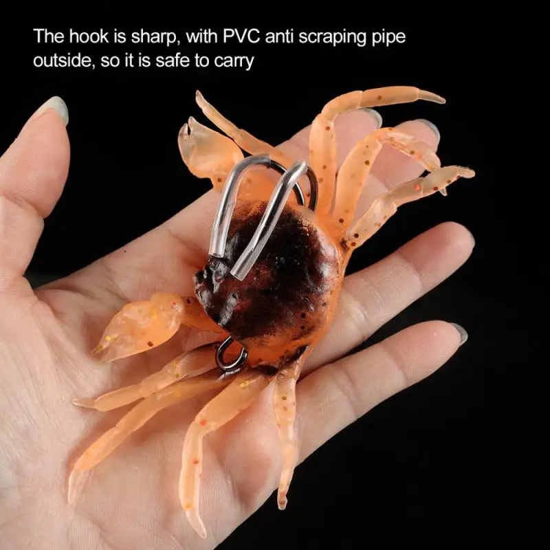 Artificial Crab Bait Efficient Versatile Fishing Accessory Realistic Design Durable Materials Effective Fishing Tool Enhanced