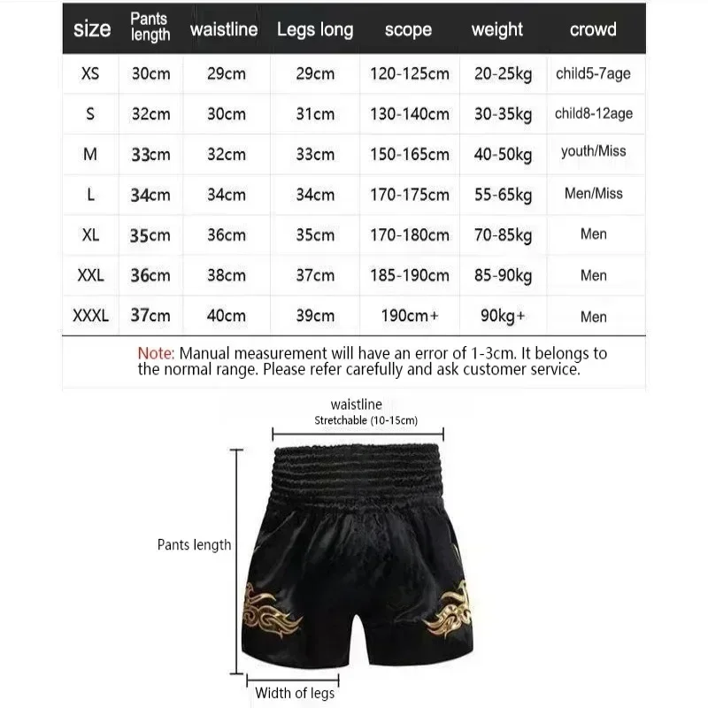 Neue Fairtex Muay Thai Shorts - Rotting Fist Herren Kinder MMA Sport Übergroße Schnelltrocknende Achteckige Käfig-Trainingsshorts – Detail 2