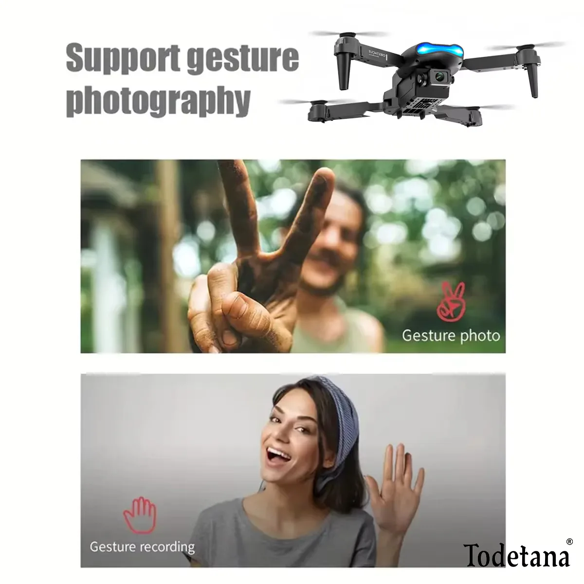 E99 Drone Quadcopter Remote Control Handle Four Axis Aircraft HD 6K Photography UAV Altitude Fixation Helicopter Toys