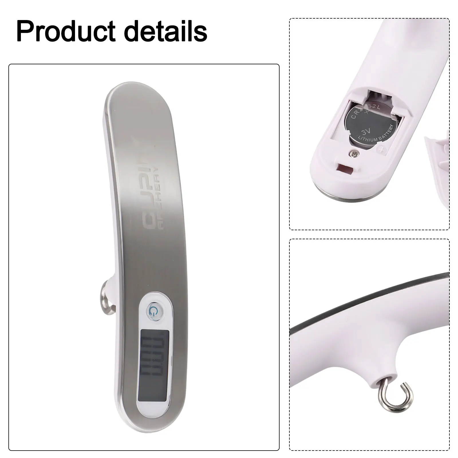 Lightweight Bow Scale for Accurate Weight Measurement up to 110lbs LCD Display for Easy Reading Ideal for Practice