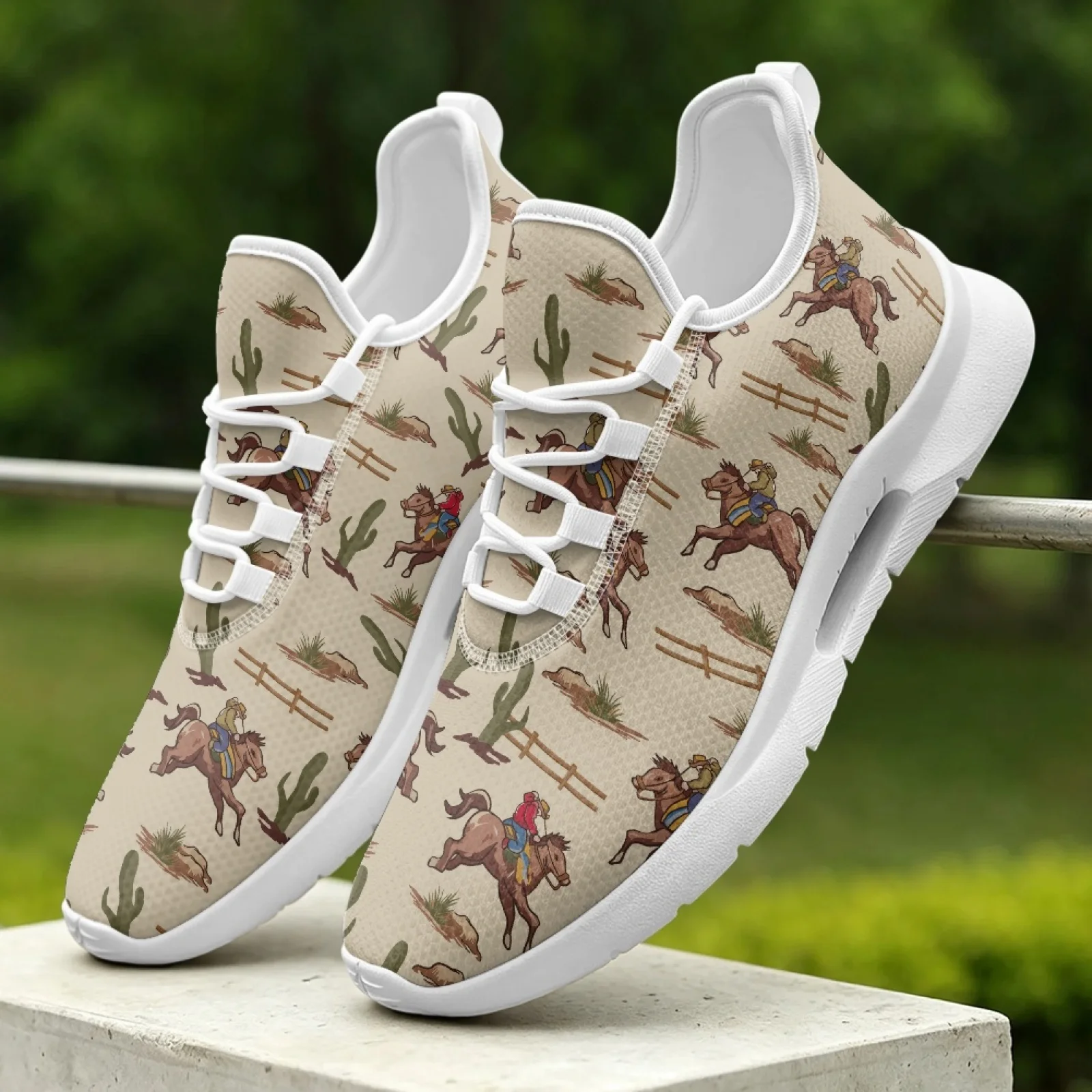XIXIRIMIDO Lace-up Casual Shoes Mens Sneakers Comfortable Mesh Breathable Walking Shoe Women's Lightweight Sneaker Soft Cowboy