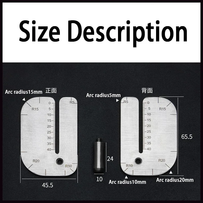 Stainless Steel Manual Leather Pulling Board DIY Leather Cutting Auxiliary Accessories Leather Craft Press Chopping Tools PGGJTZ