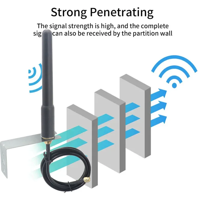 Great Signal 5G 4G LTE 3G GSM 433Mhz Lora Antenna High Gain 15dbi Omni WiFi AP Amplifier Aerial With SMA