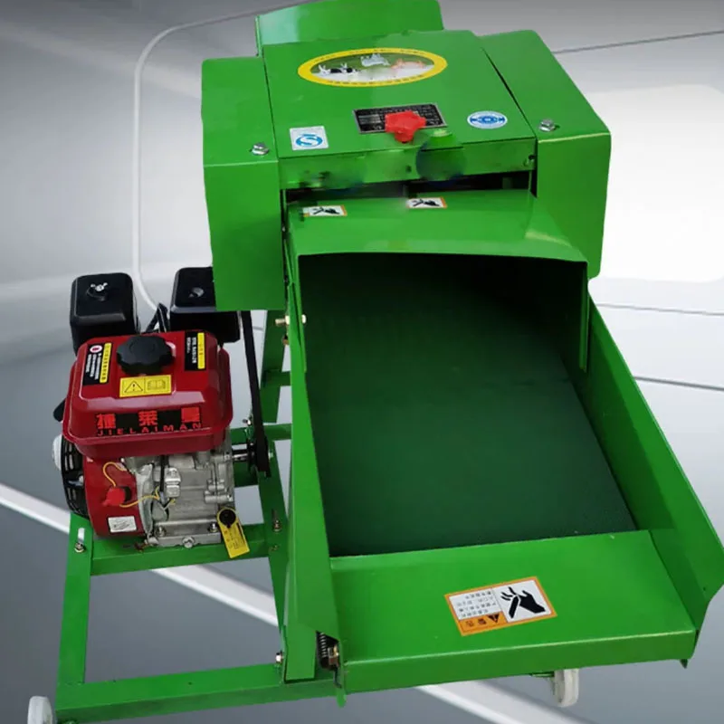 Electric Chaff Cutter Machine, Automatic Corn Straw Grass Shredder for Livestock Poultry Silage Feed Processing (customized)