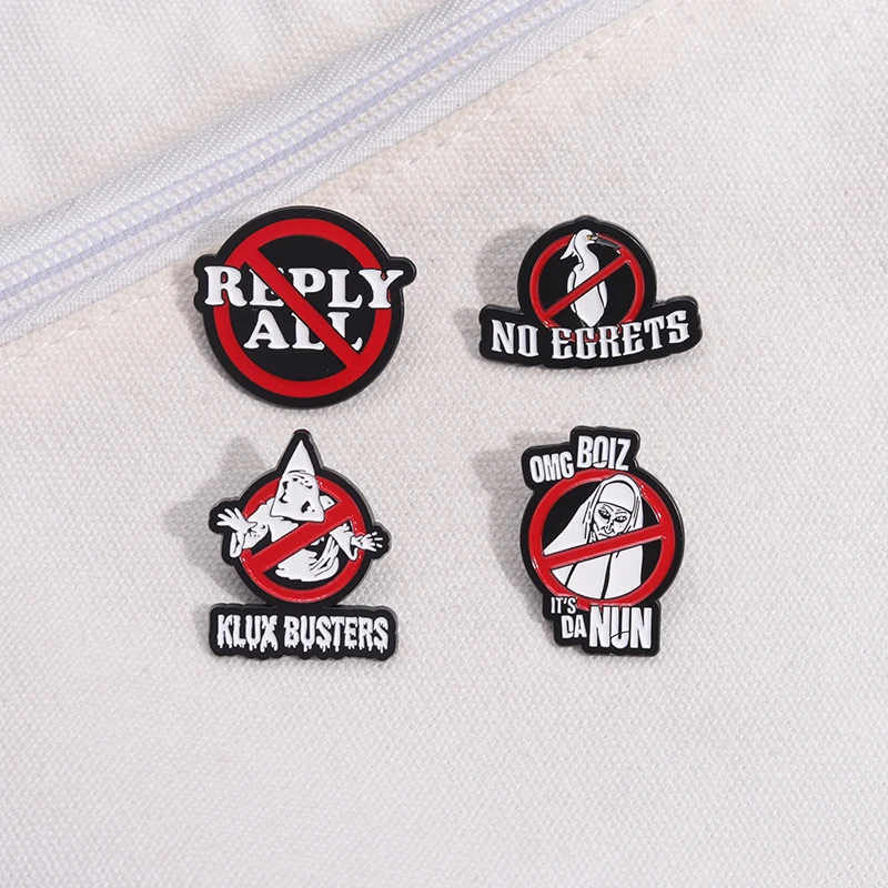 3-8PCS/SET Cartoon Badge Alphabet Simple Brooch Perfect Gift For Friends And Family Fashion Clothing Button Pin Accessories