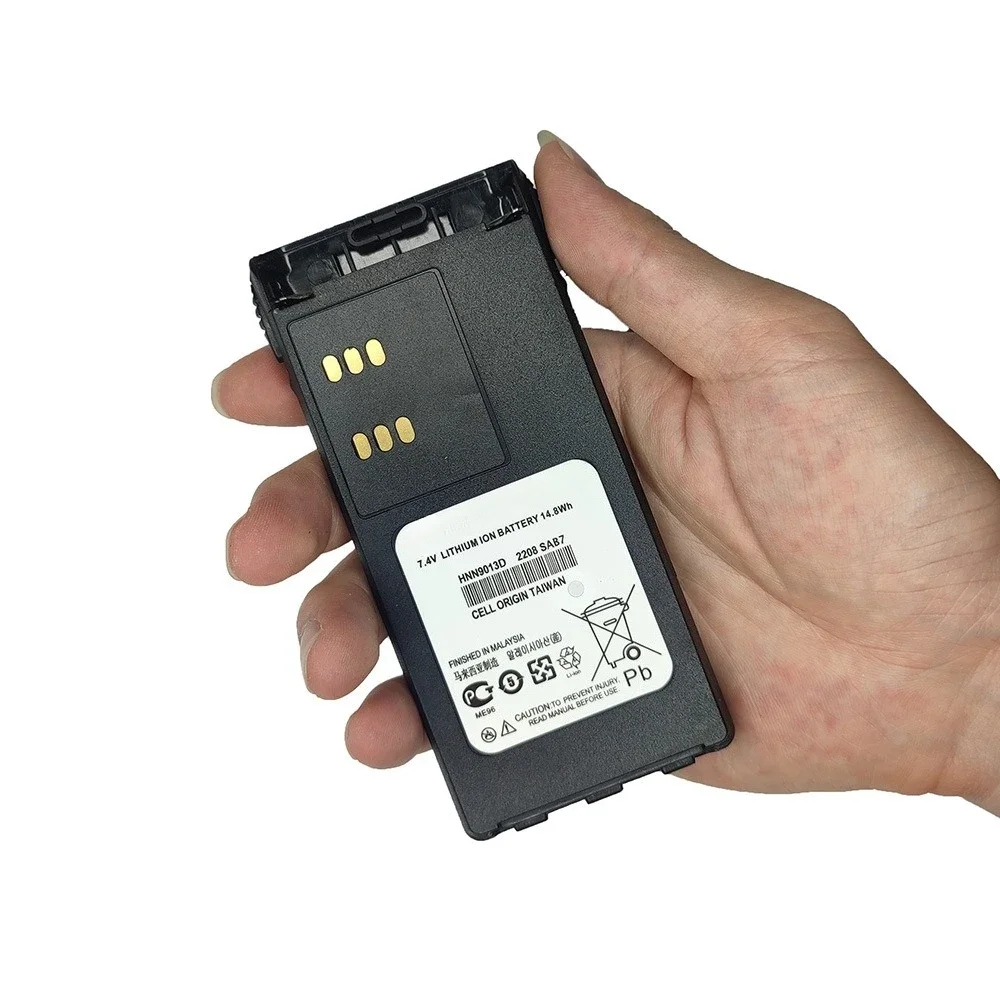 بطارية ليثيوم أيون متوافقة مع HNN9013D مع GP340 GP380 GP640 GP680 HT1250 HT750 GP328 PRO5150 MTX850 أجهزة راديو ثنائية الاتجاه تيار مستمر 7.4 فولت