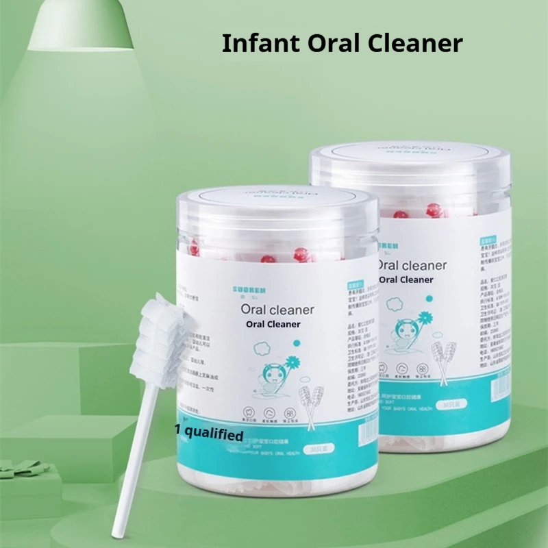

Детский очиститель полости рта, молочные зубы, ватный тампон, марлевая щетка для чистки зубов, инструмент для чистки языка для новорожденных