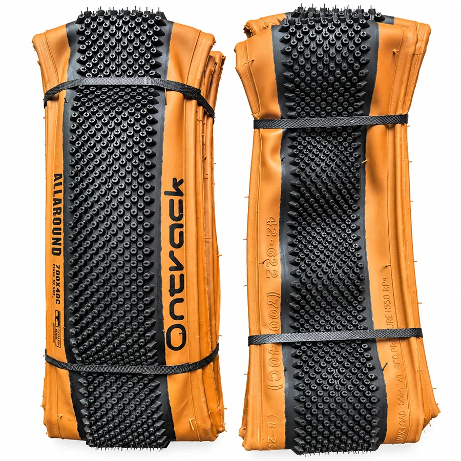 Ontrack Gravel-Bike-Reifen 700x40C 700x45C Tubeless Ready 60TPI Kevlar Faltbarer Tanwall-Fahrradreifen für Gravel, Straße und Dirt-Trail – Detail 13