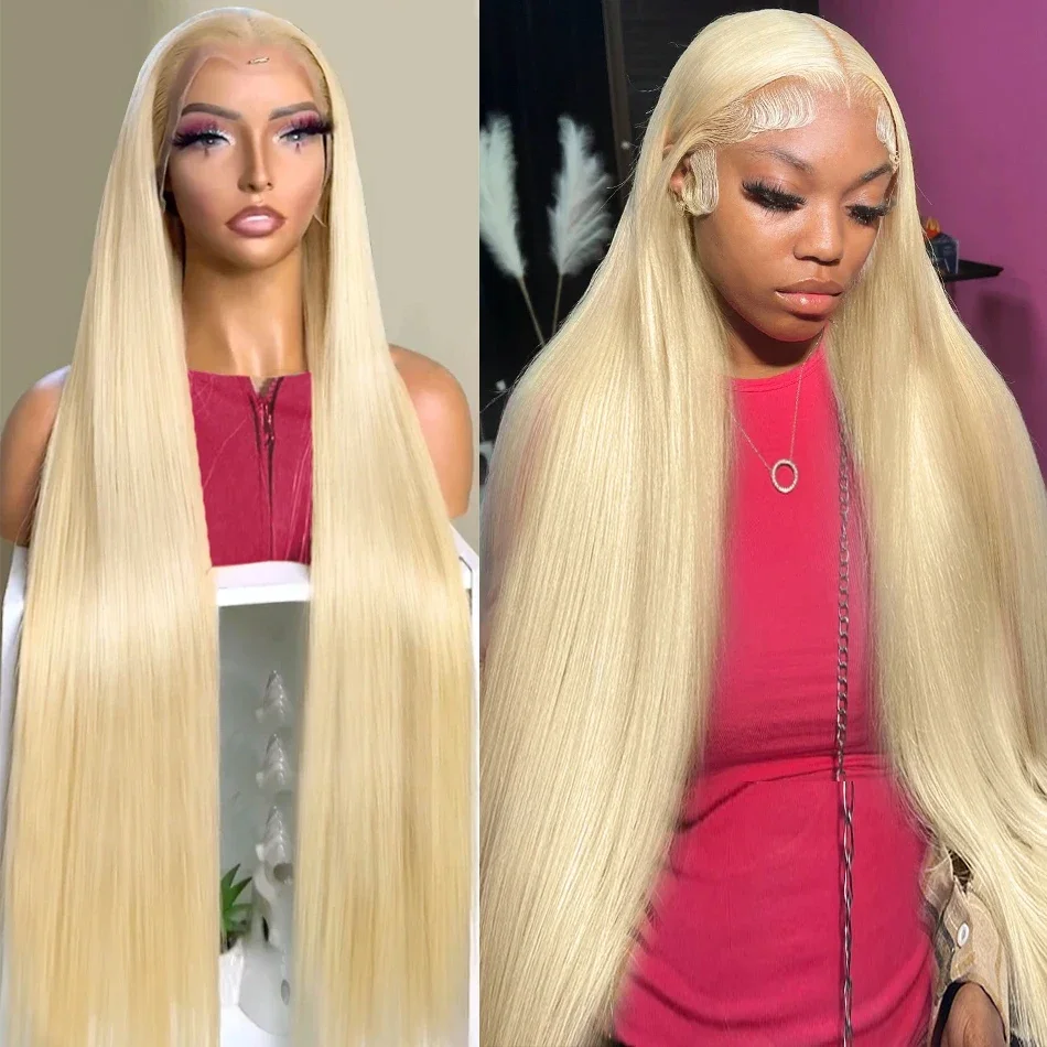 613 HD Lace Frontal Wig 13x6 13x4 HD Blonde Straight Lace Front Human Hair Wigs ForBlack Women 13x4 Remy Hair preplucked Wigs