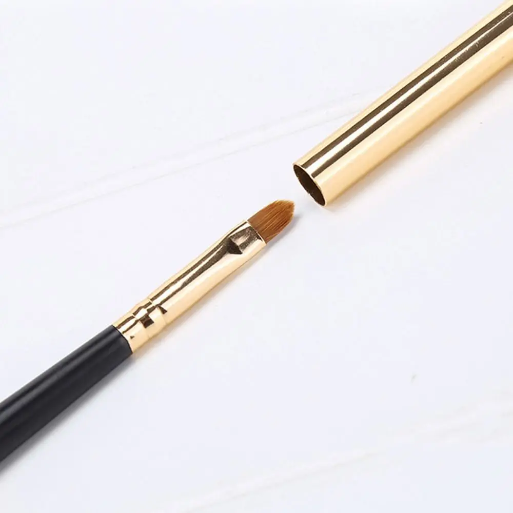 Brush Eyeshadow Applicator Makeup Brush Women Beauty Lady Metal Handle Lipstick Brush Lip Brush Cosmetic Brush Concealer Brush