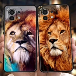 Animal Lion Phone Case For Xiaomi Mi X3 X4 NFC F3 M3 M4 GT Note 9T 10T 10 11 Ultra 11T 11X 12 Pro Lite 5G Silicone Shell Fundas