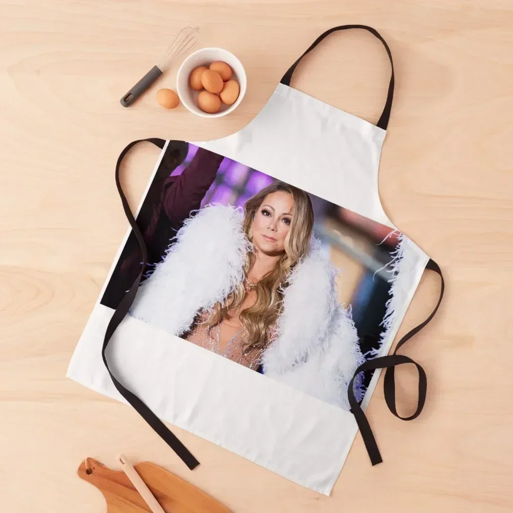 

Concert Mariah Carey Apron Christmas gift Women's Dress Kitchen Apras Man Apron