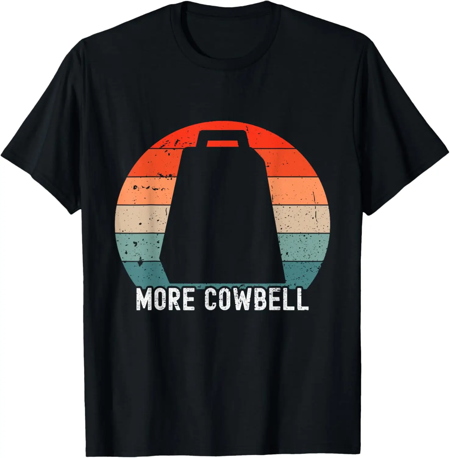 

Cow Bell More Cowbell Винтажная забавная забавная футболка барабанщика Cowbell