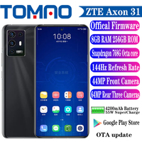 Global ROM ZTE Axon 31 5G SmartPhone Snapdragon 768G Octa core 6.67\