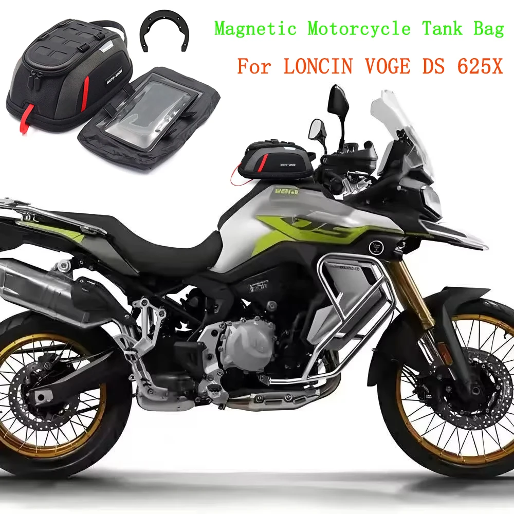 

DS625X 625DSX Magnetic Motorcycle Tank Bag Portable Card Phone Tool Bag For LONCIN VOGE DS 625X DSX625 625 DSX DSX 625