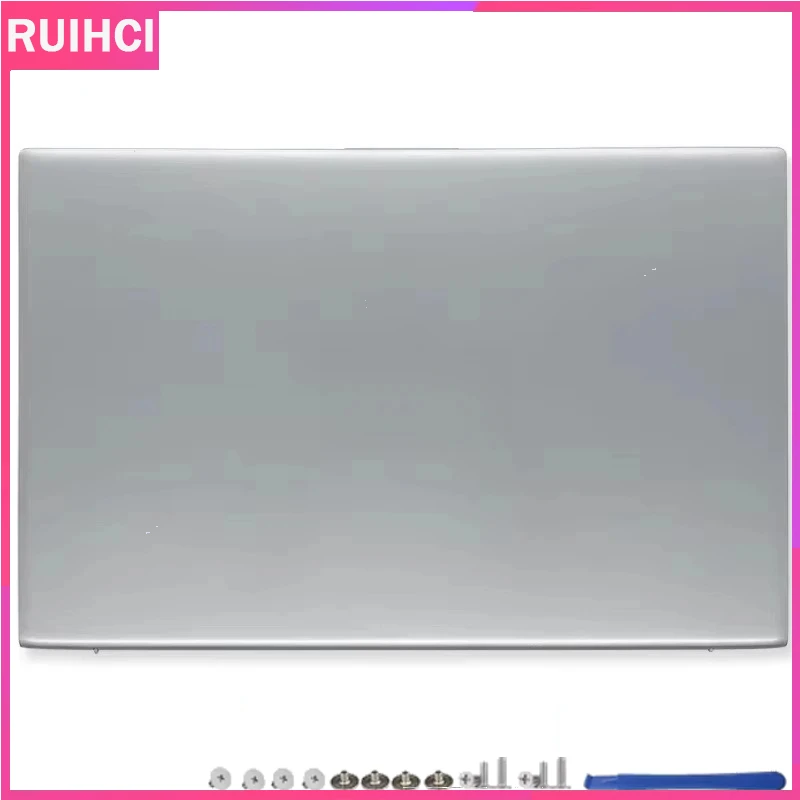 New For ASUS VivoBook 14 X412 V4000F R424F A412D Laptop LCD Screen Back Cover Front Bezel Palmrest Lower Bottom Case Silver