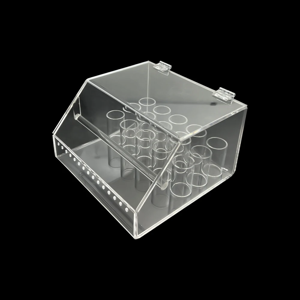 Dental Orthodontic Power Chain Organizer Elastic Ligature Tie Storage Box Acrylic Dispenser Holder Case Placement box 1Pcs