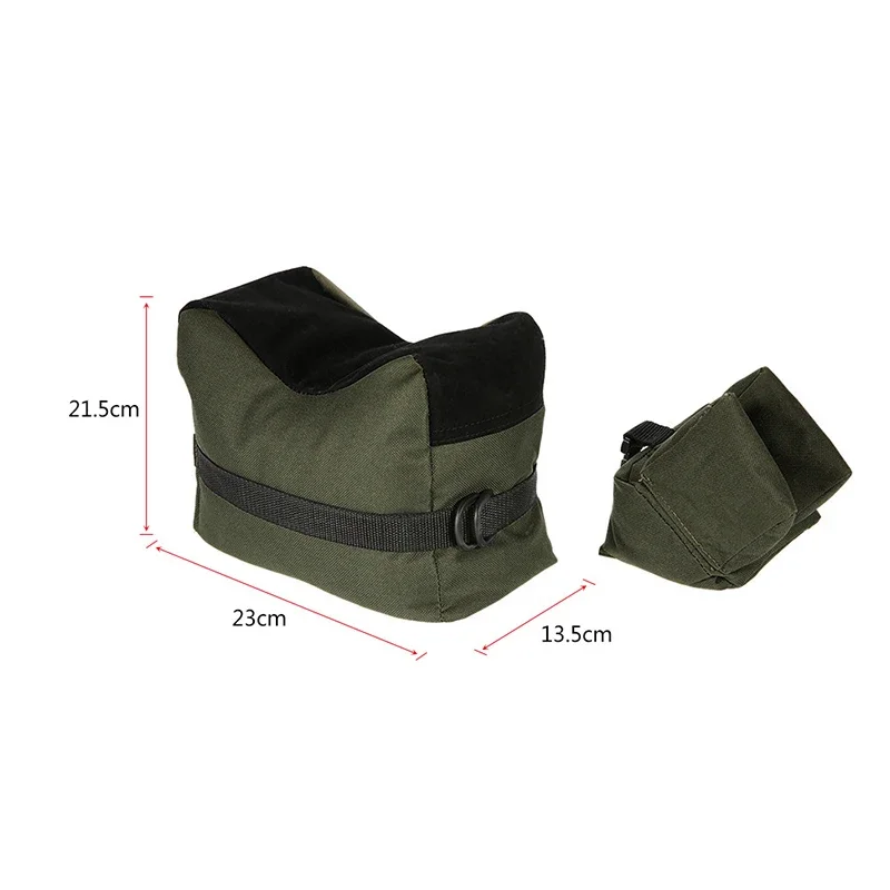 Tactical Sniper Shooting Gun Rifle Rest Bag Set Front & Rear Target Bench Unfilled Stand Support Sandbag Hunting Accessories Bag