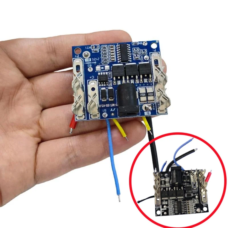 1Pcs DIY Accessories 3MOS 21V 5S BMS PCB Circuit Board Suitable For Lithium Battery Protection Board With Temperature Protectio